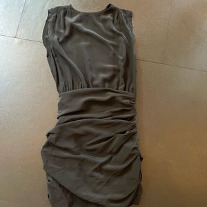 Nili Lotan 100% silk Black Dress Small
